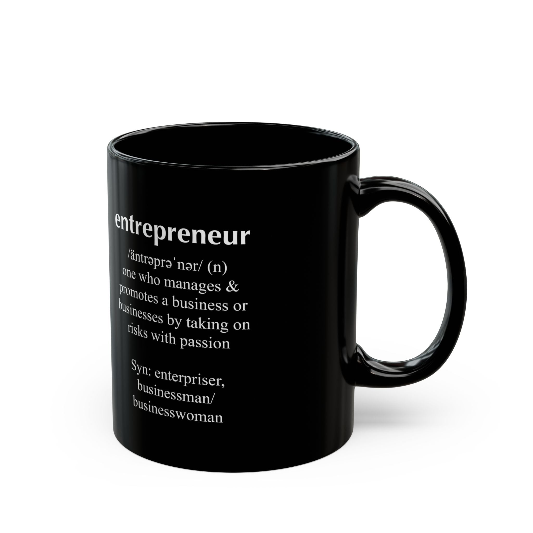Entrepreneur Mug - Motivational Coffee Cup, Gift for Business Owners, Inspirational Drinkware, 11oz & 15oz