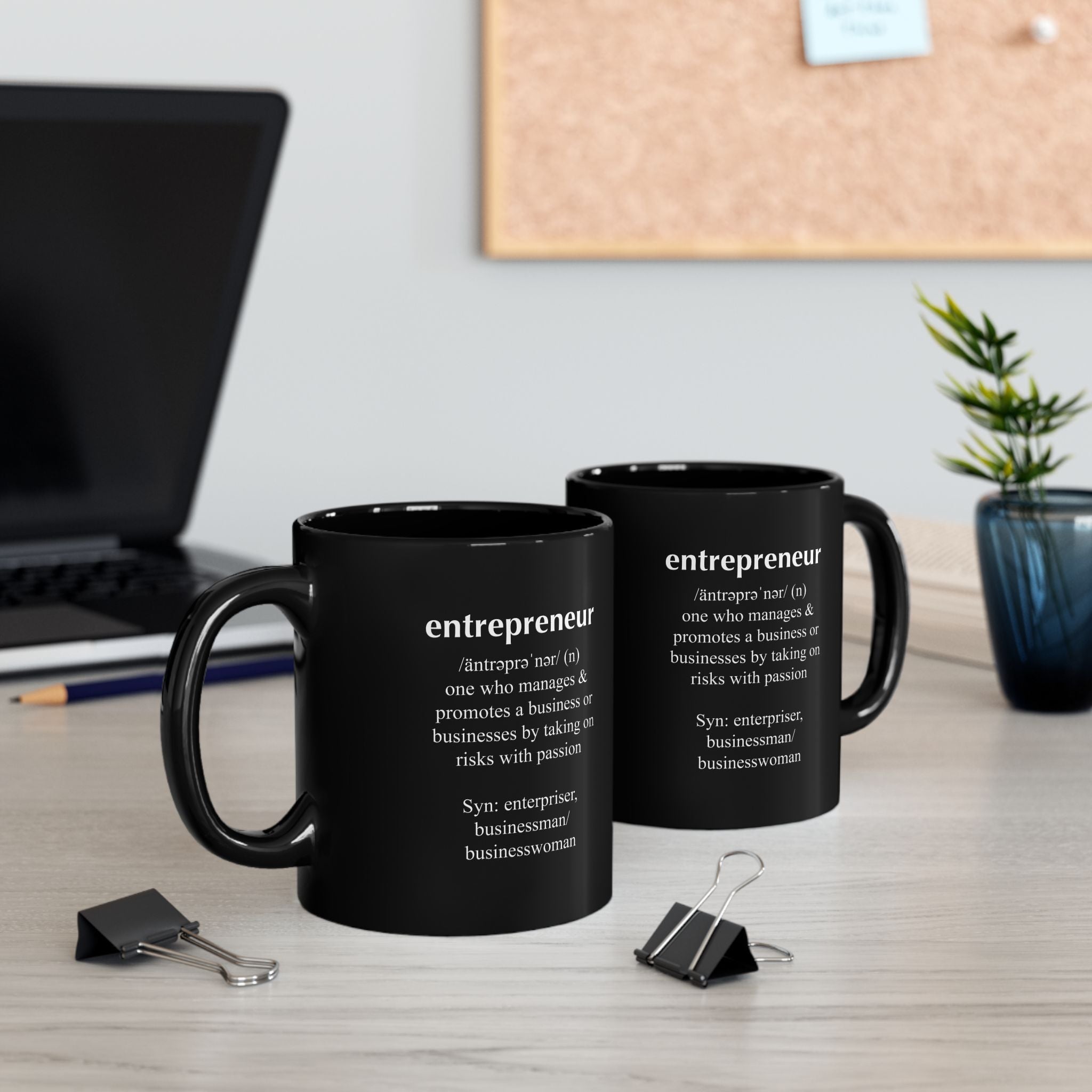 Entrepreneur Mug - Motivational Coffee Cup, Gift for Business Owners, Inspirational Drinkware, 11oz & 15oz
