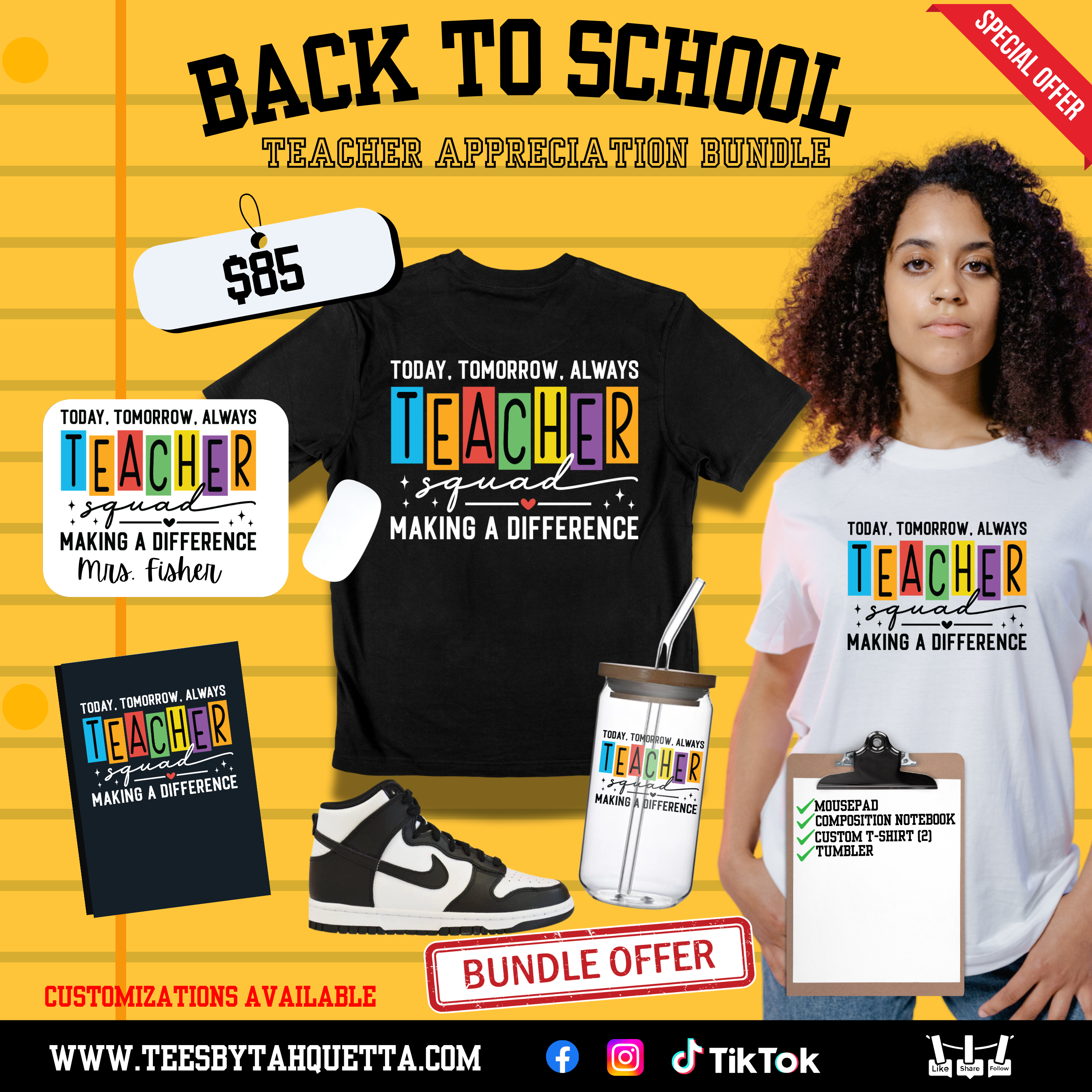 Back to School Appreciation Teacher Bundle