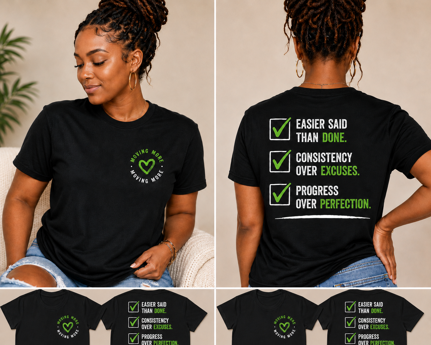 Moving More Motivational Tee