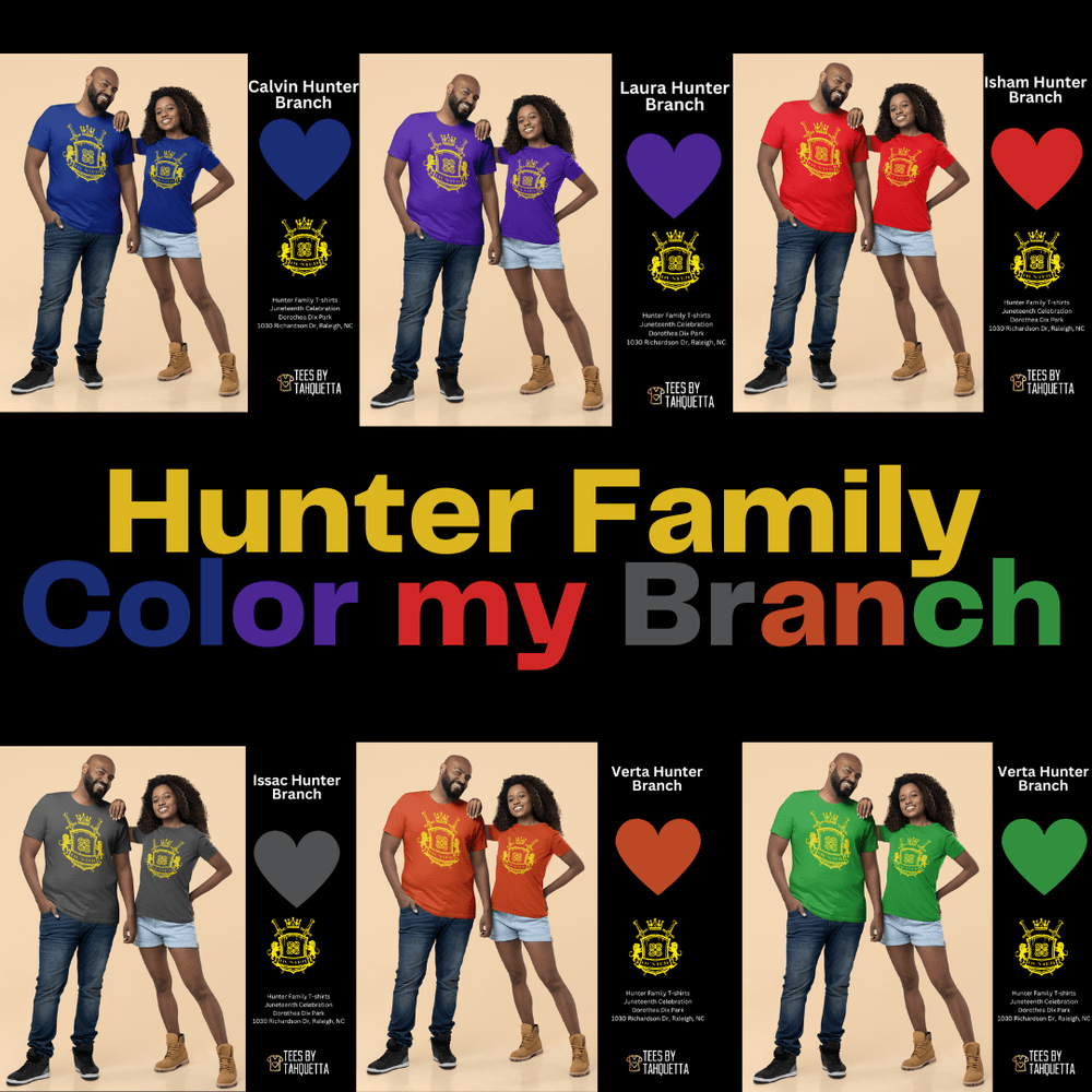 (Color my Branch/Hunter Family (Adult)T-Shirts